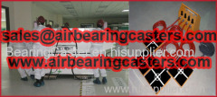 Air caster load moving equipment is a popular choice