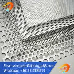 low price round hole perforated metal mesh factory