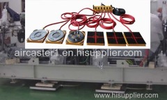 Air casters load moving equipment pneumatic device