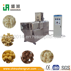 puffing snack food extruder line