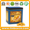 Food Packaging Cheese Biscuits Metal Tin Box