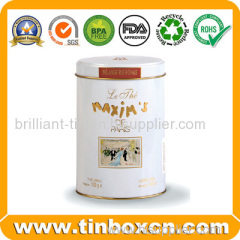 Metal Can Tea Tin Box