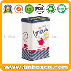 Metal Can Tea Tin Box