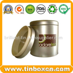 Metal Can Tea Tin Box