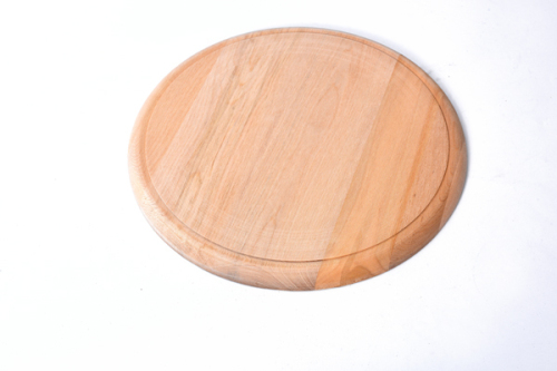 Chinese Wholesale Round Circle Shape Birch Wooden Cutting Board for Pizza and Vegetable