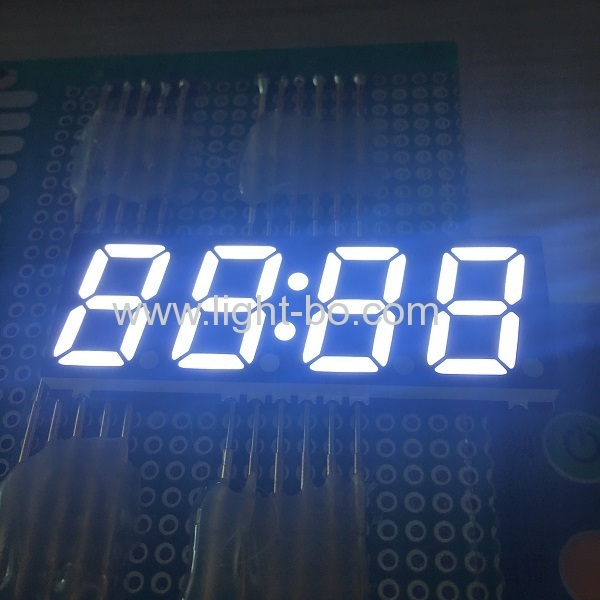 Ultra slim High bright white 14.2mm 4 Digit SMD LED Clock Display for Home Appliances