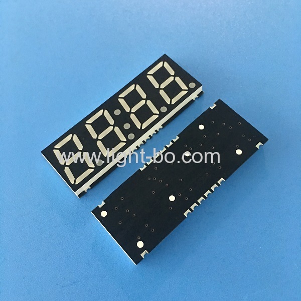 ultraweiße 0,56 "vierstellige 7-Segment-SMD-LED-Uhr Anzeige gemeinsame Kathode für Mikrowellen-Timer