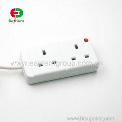 2 3 4 5 Way BS UK Extension socket with individual switch and led light