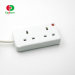 13A Fused SASO GCC Approved 3 gang socket outlet UK power strip with switch and usb port