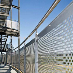 Aluminum Metal perforated panel for building facade wall panel screen fence decoration