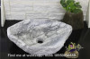 Klala Grey marble bathroom random sink natural stone wash basin