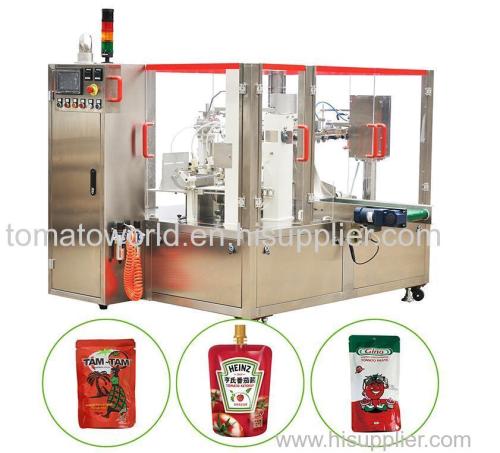 Canned tomato paste Filling and Packaging Machine