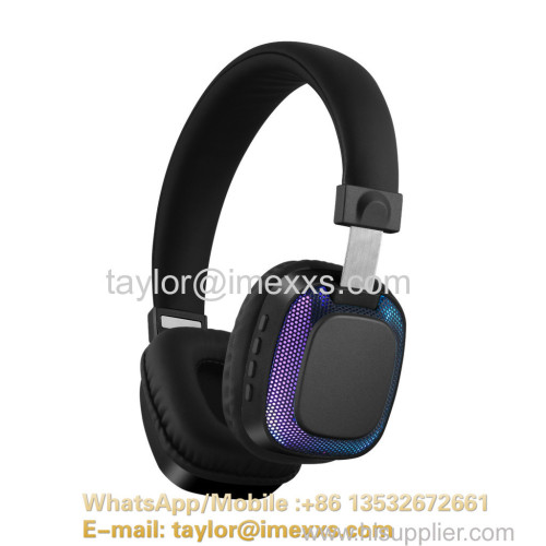 Luminous wireless bluetooth headphone