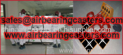 Air caster load moving equipment hot sale