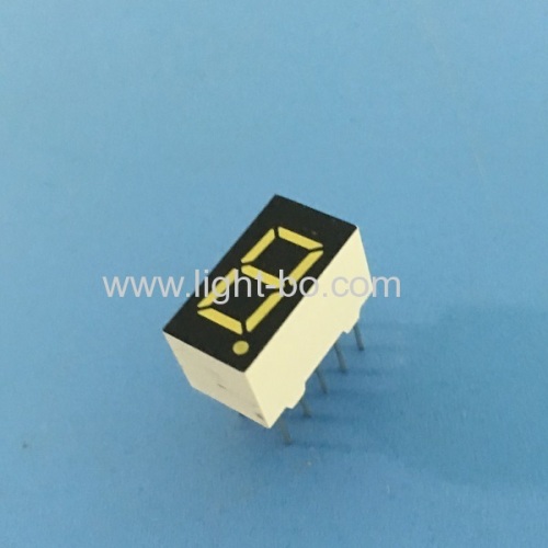 Ultra bright white single digit 0.36 common anode 7 segment led display for instrument panel