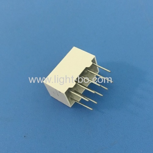 Ultra bright white single digit 0.36  common anode 7 segment led display for instrument panel