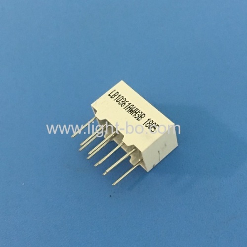 Ultra bright white single digit 0.36 common anode 7 segment led display for instrument panel