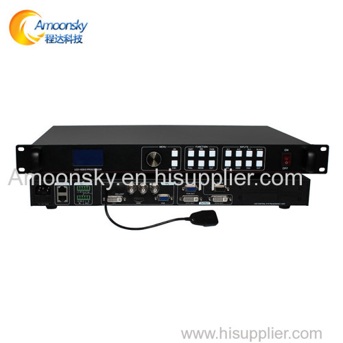 Amoonsky hotel meeting room wall fixed video processor control led video panel p3 led board