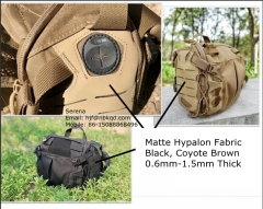 1.5MM Matte Black Hypalon Fabric for Bag