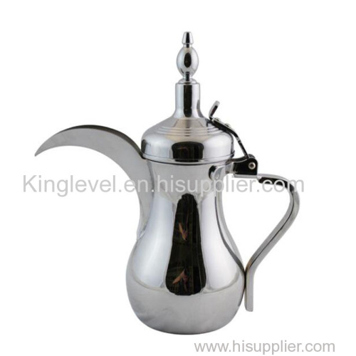 Stainless steel dallah pot