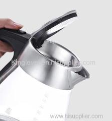 Full stainless steel collar and welded on stainless steel spout Electric Kettle