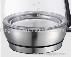 Full stainless steel collar and welded on stainless steel spout Electric Kettle