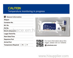 Plustrace single Use USB temperature recorder