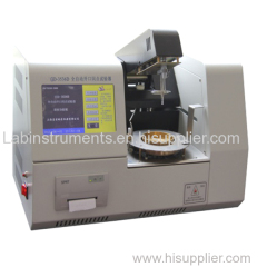 LCD Color Large Screen Display Fully-Automatic Cleveland Open Cup Flash Point & Fire Point Tester for Petroleum Products