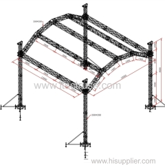 Aluminum Truss Halfmoon Roof for Rental Business