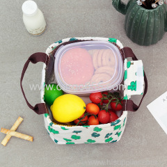 Insulated Thermal Cold Lunch Bag Kids Student Food Lunch Pack Portable Beach Outdoor Picnic Fold Lunch Boxes Bags