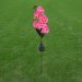 Solar Garden Light with Butterfly Orchid Outdoor Stake