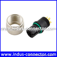 Female equivalent to binder phoenix international brand m12 3 pin female molded cable connector