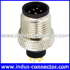 5 poles male Ip67 ip68 protection class m12 TPU connector body high quality connector