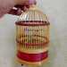 Vintage Singing Bird In Cage