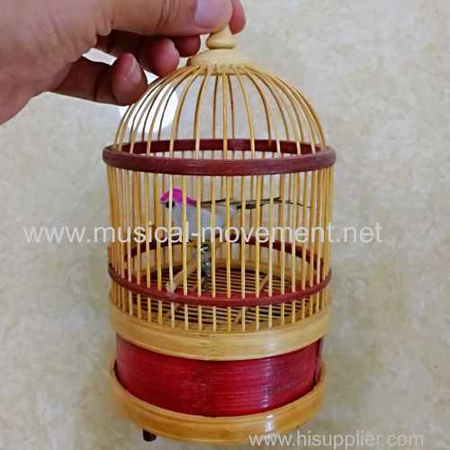 SINGING BIRD CAGE AUTOMATON MUSIC BOX