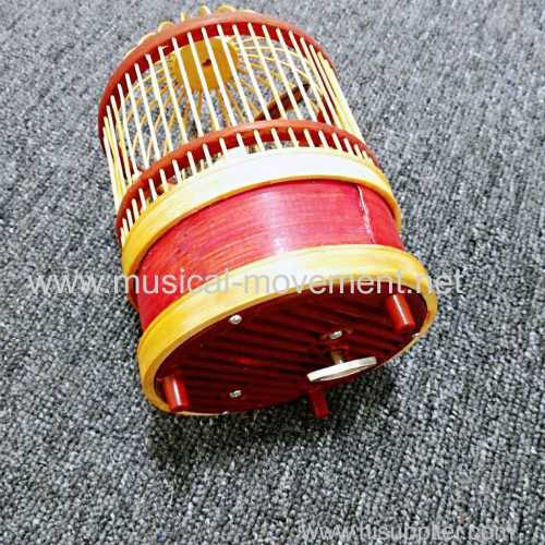 VINTAGE SINGGING BIRD CAGE MUSIC BOX