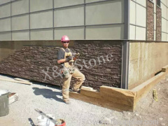 Faux stone panels big size for polyurethane material