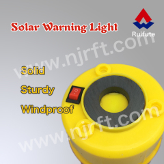 Red high temperature waterproof solar warning light