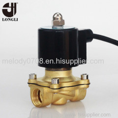 AC220VDC 24V noramlly closed brass series water solenoid valve