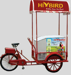 solar ice cream freezer with tricycle
