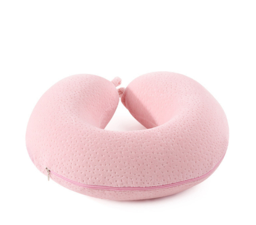 Comfort U-Shape Memory Foam Neck Pillow Airplane Travel Kit FOR Neck Support.
