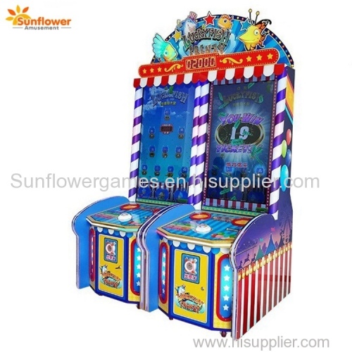 Hot selling Lucky Fish Frenzy Redemption Games Indoor Ticket Back Game Machine