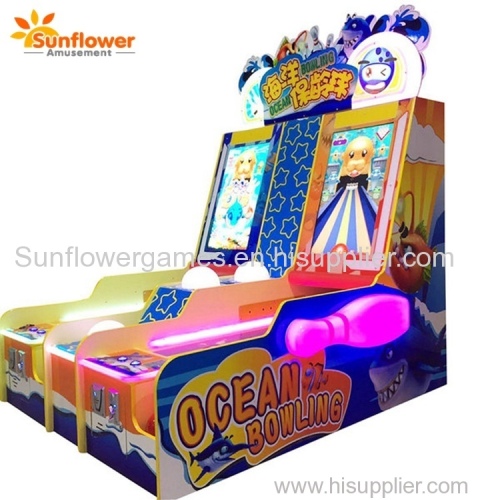 2018 Sunflower amusement patent ocean bowling redemption game machine indoor sports games