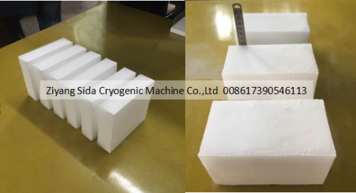 Sida 100 full auto dry ice block making machine 100~180kg/h with dry ice block conveyor