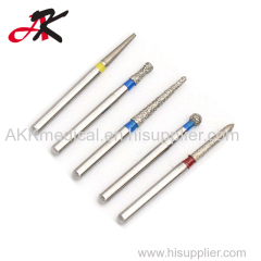 Surgical Instruments High Speed Handpiece Use Dental Diamond Bur