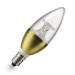 LED candle buln gold chrome plated with light post max5W IC driver