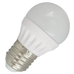 3W 4W 5W 6W LED global bulb G45 280lm/380lm/450lm/520lm ceramic body E27