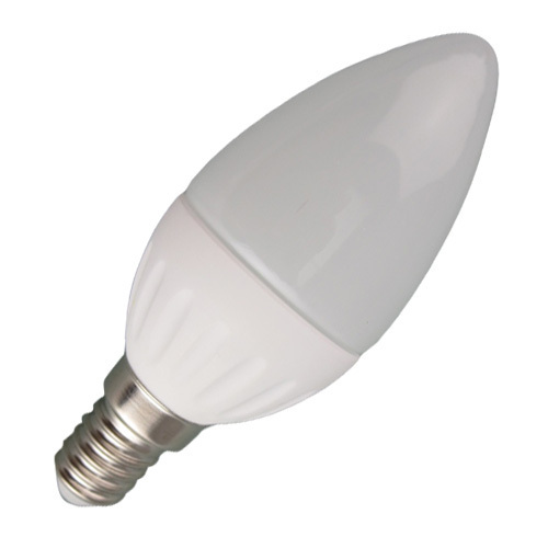 3W 4W 5W 6W LED candle bulb C37 280lm/380lm/450lm/520lm ceramic body E14