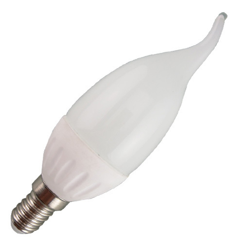 3W 4W 5W 6W LED candle bulb tailed C37T 280lm/380lm/450lm/520lm Ceramic body E14