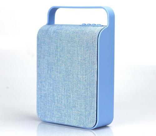 New Design Fabric Material Waterproof Portable Bluetooth Speaker 10W support USB TF Card FM Radio hands free AUX